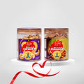 Premium Roasted Nuts Combo ( Cashews Masala Roasted & California Almonds250g Each JAR ) 500g