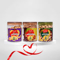 Super Premium Roasted Nuts Combo ( Cashews Masala Roasted & California Almonds250g Each JAR ) 500g
