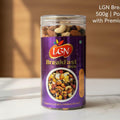 Premium Breakfast Mix | Glass Jar | 500g,1kg & 2kg | LGN NUTS