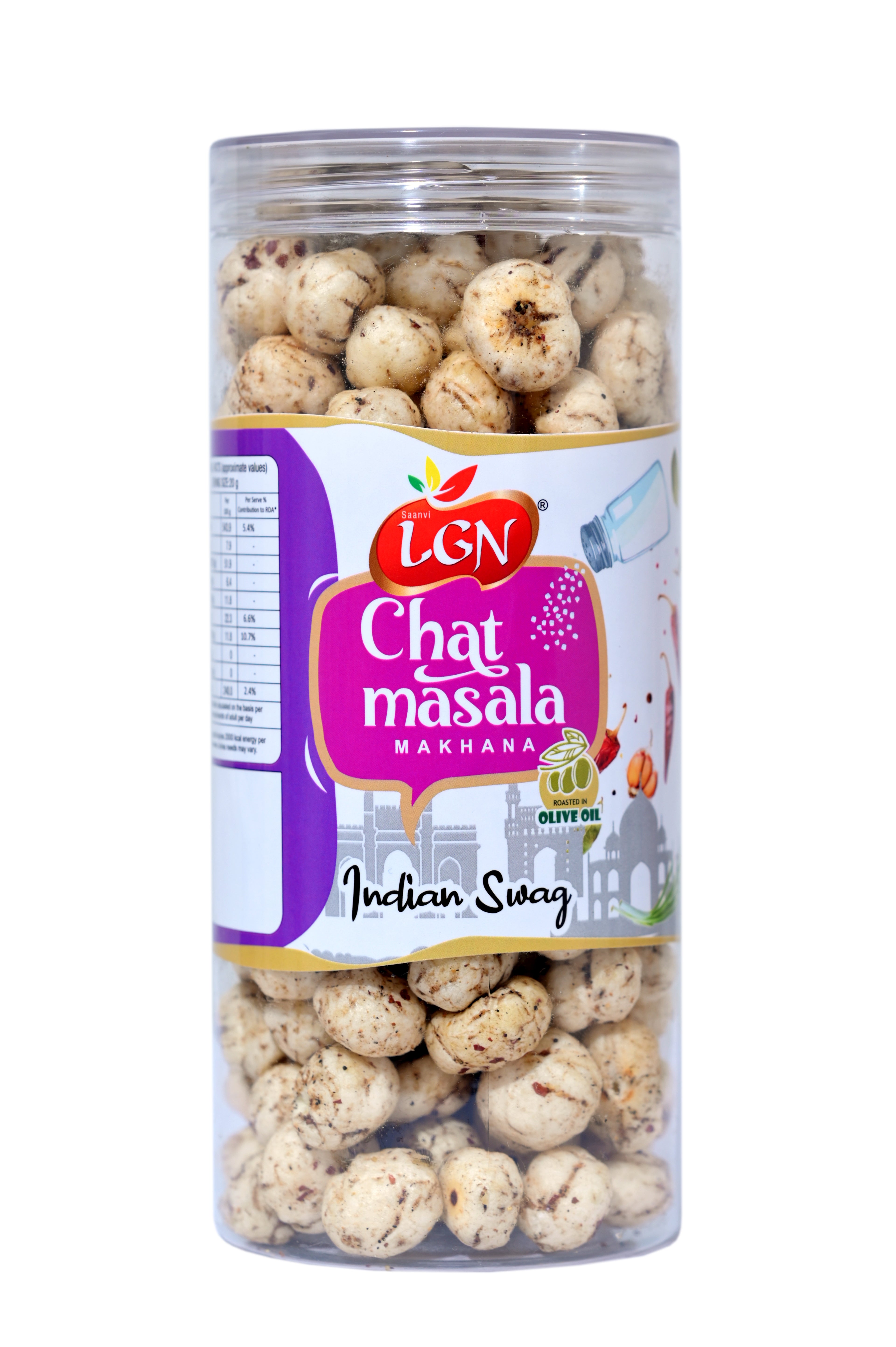 MAKHANA FOX NUTS CHAT MASALA FLAVOUR 90GM