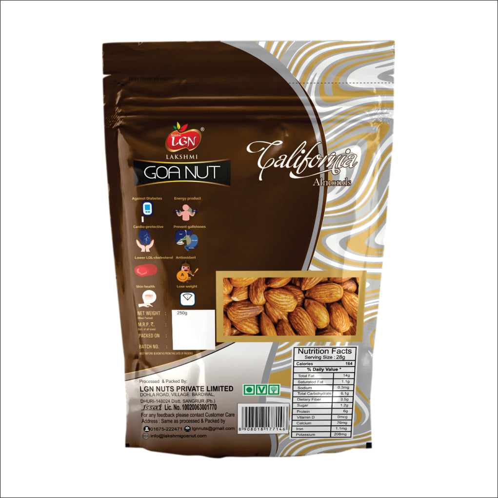 LGN CALIFORNIA ALMONDS POUCH