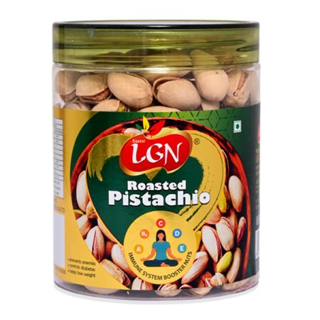 LGN Roasted & Salted California Pistachios Jar