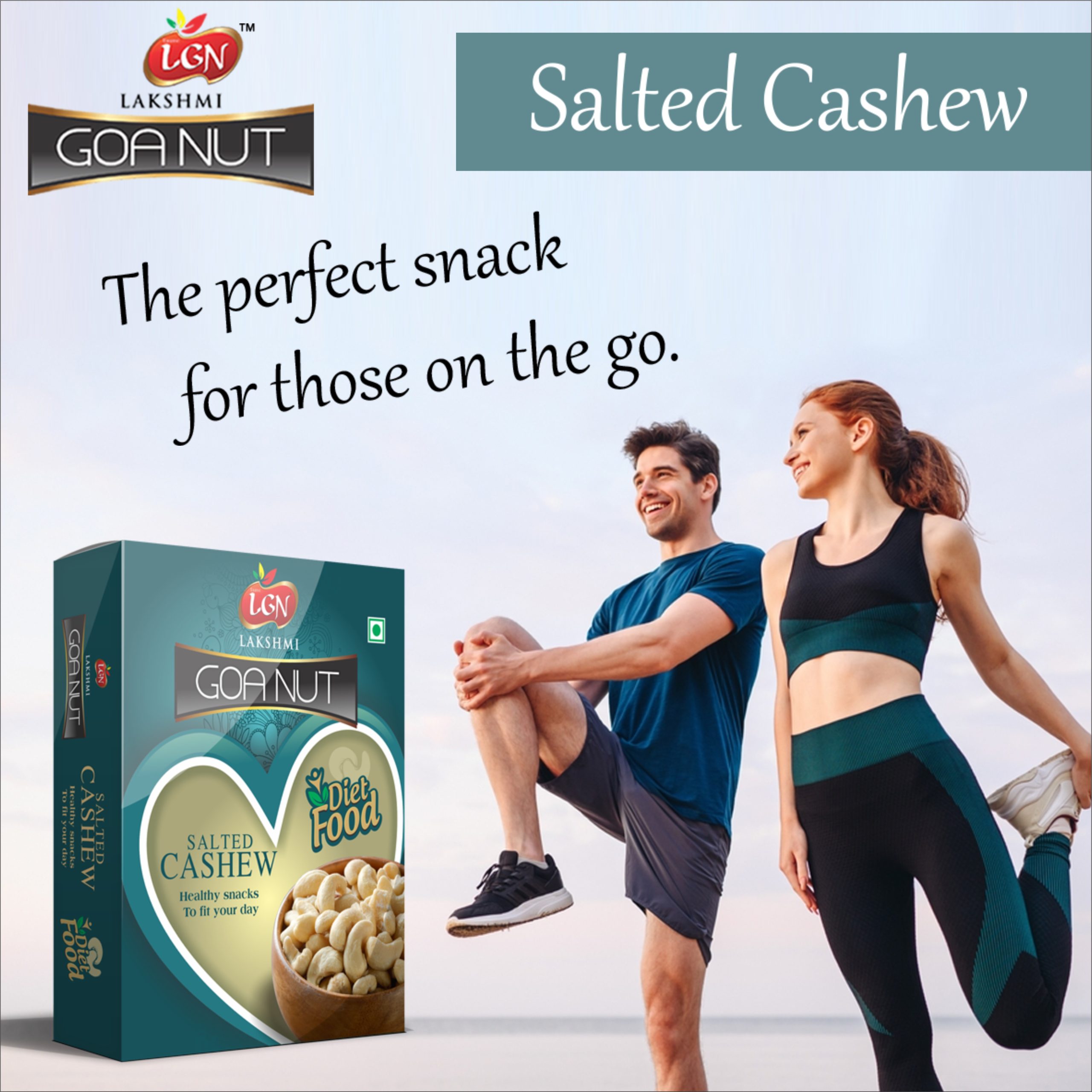 LGN Roasted & Salted Premium Cashew Nuts Box - Image 4