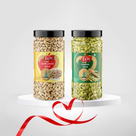 Premium Seeds Combo300g (Sunflower seeds & Pumpkin Seeds 150g Each Jar)