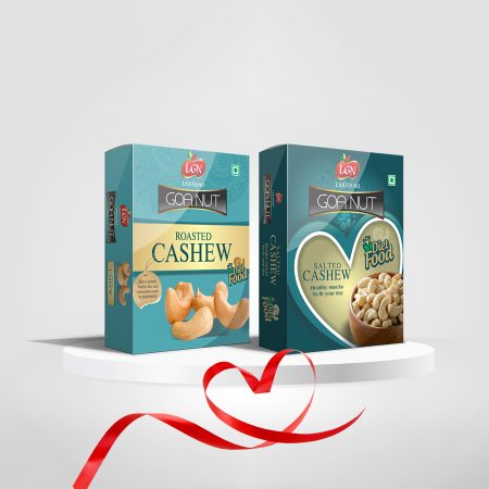 Premium Roasted Cashew Nuts Combo(Masala Roasted &Salted Roasted 250g Each Box) 500g