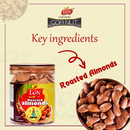 LGN Roasted & Lightly Salted Premium Californian Almonds Jar