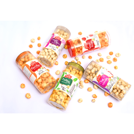 LGN COMBO 5Makhana (FOX NUTS) 90G JAR*5=450G