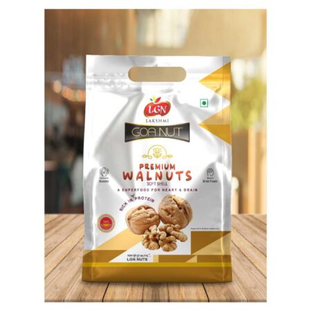 LGN California Walnuts(Akhrot) Inshell 500gm